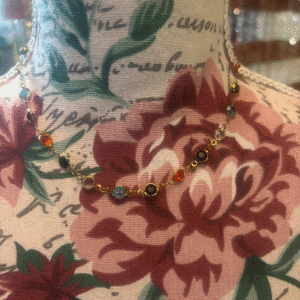 Fire & Ice Gemstone Necklace