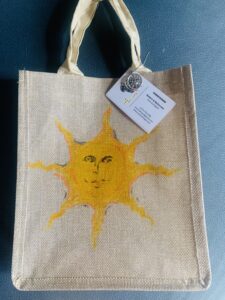 Sunburst Canvas Tote