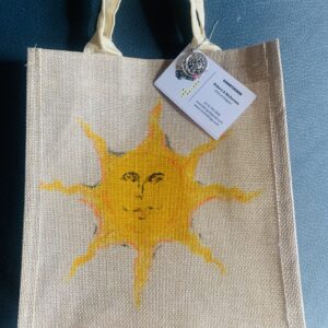 Sunburst Canvas Tote