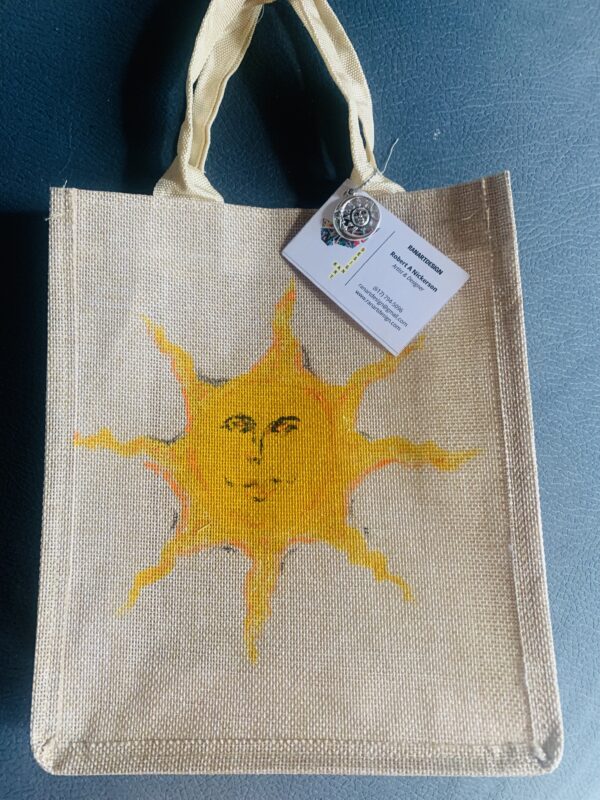 Sunburst Canvas Tote