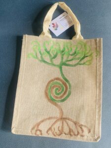 Mint Leaf Wave Tote
