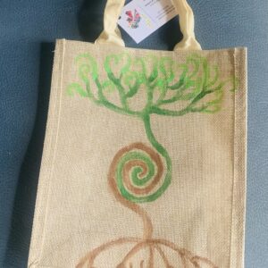 Mint Leaf Wave Tote