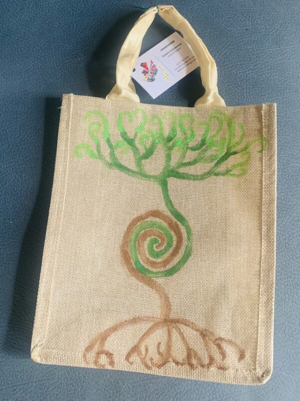 Mint Leaf Wave Tote